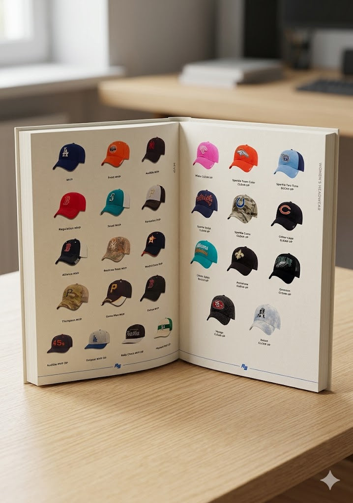 Showcase Catalog with caps 42-73 pages